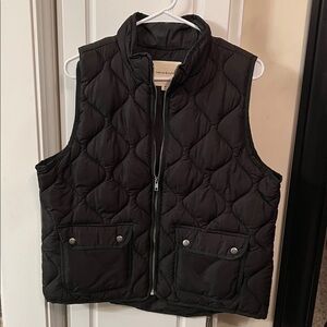 Thread & Supply Black Quilted Vest